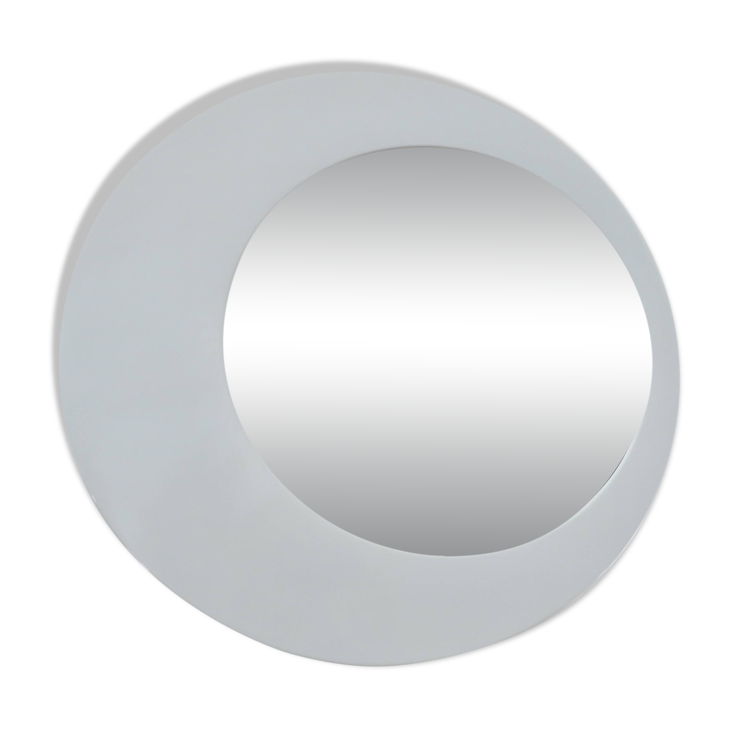 "Off-centre" or asymmetrical mirror, 1980s - 1990s.