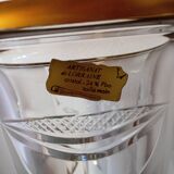 Lorraine Crystal Champagne Bucket with Gold Trim