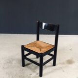 Mid-Century Modern Carimate Dining Chairs, Italy, 1970s, Set of 6