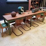 Old draper table 8/10 people, 2,70m