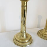 Pair of brass candlesticks
