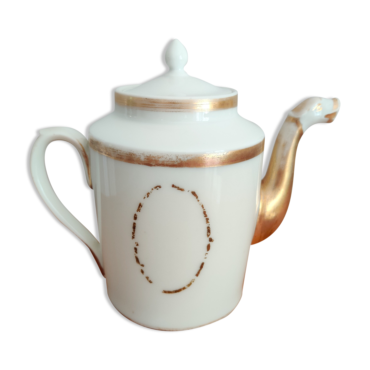 Antique porcelain teapot