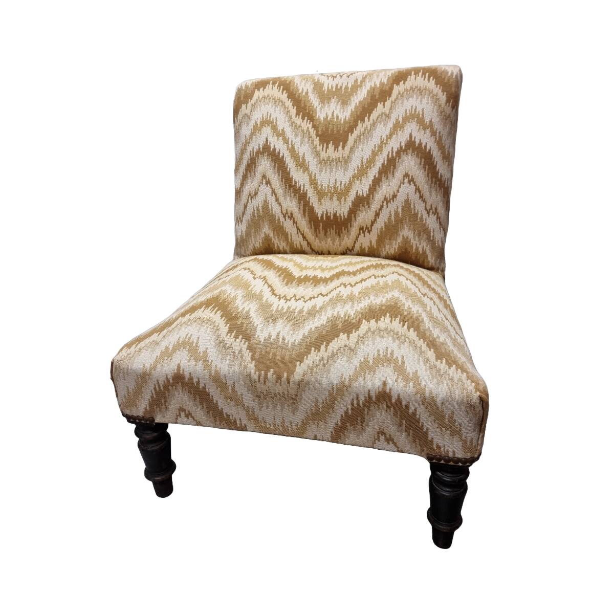 Chaise de tricot vintage française des années 1950
