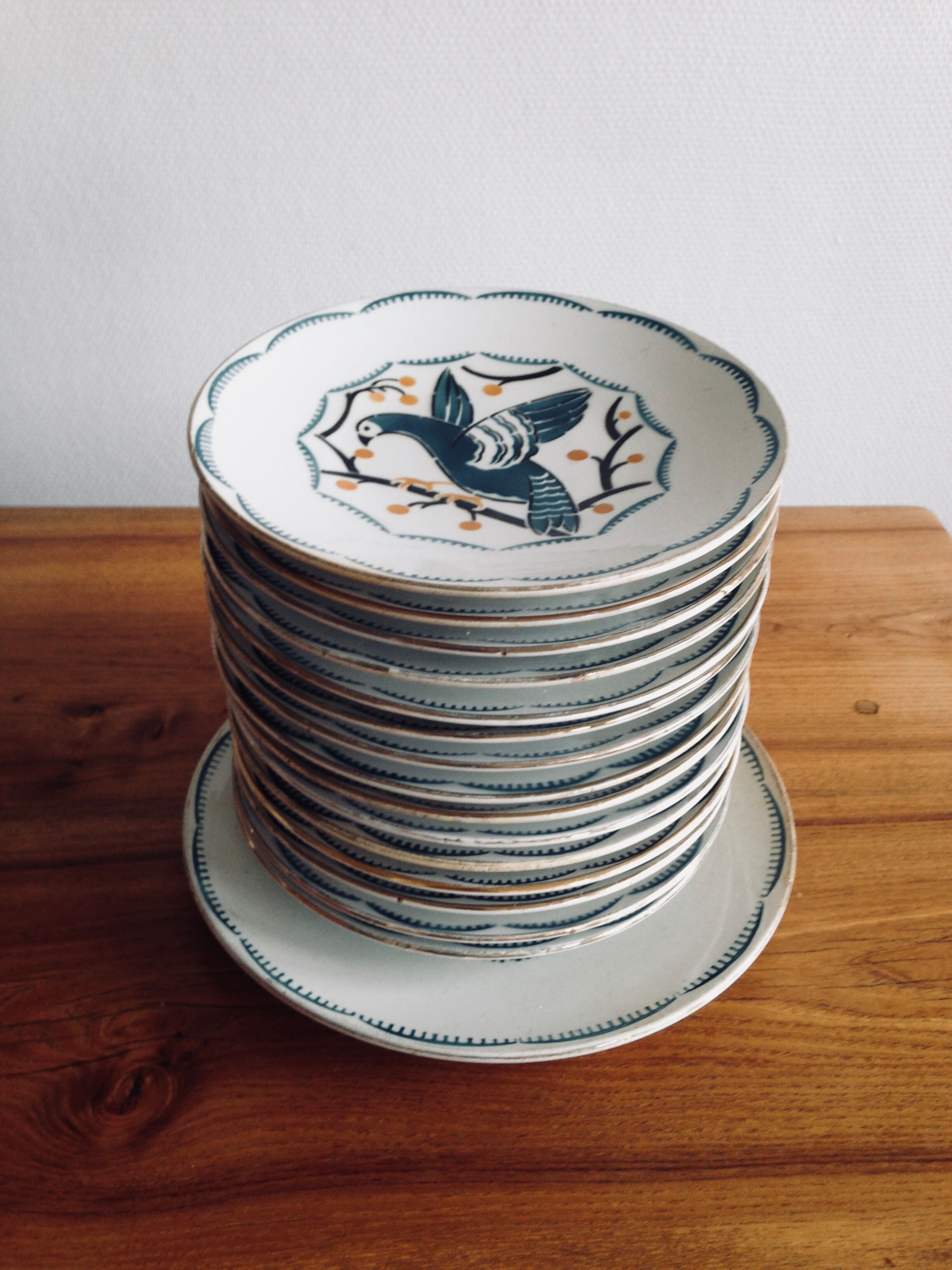 Service to dessert Lunéville by Geo Condé 1930