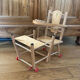 Chaise haute de poupée époque XXe transformable en YOUPALA (livrable)