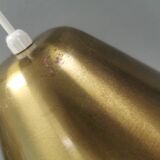 Hanging lamp from Danish Fog&Mørup 1950s, made of solid brass.