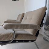 Pair of modernist armchairs by Reinhold Adolf for COR, 1970.