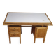 Large oak architect desk / table 1940's