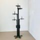 Large brutalist bronze candleholder by Manfred Bergmeister, Germany, 1970s