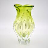 Vase en verre artistique vintage par Josef Hospodka, Tchécoslovaquie, années 1960.
