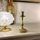 Gilded bronze candle holder