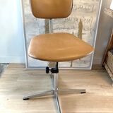 Adjustable and swivel vintage office chair