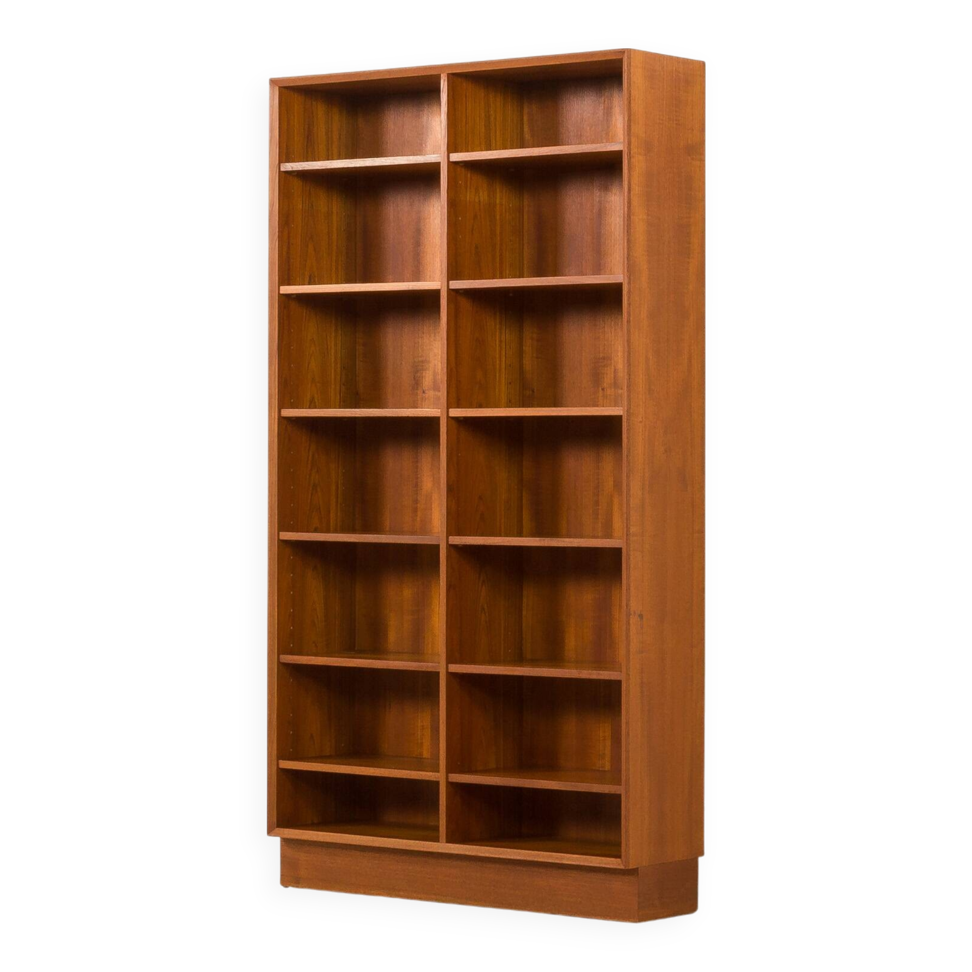 Bibliothèque danoise vintage en teck par Brourer Mobelfabrik, années 1970