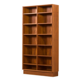 Bibliothèque danoise vintage en teck par Brourer Mobelfabrik, années 1970