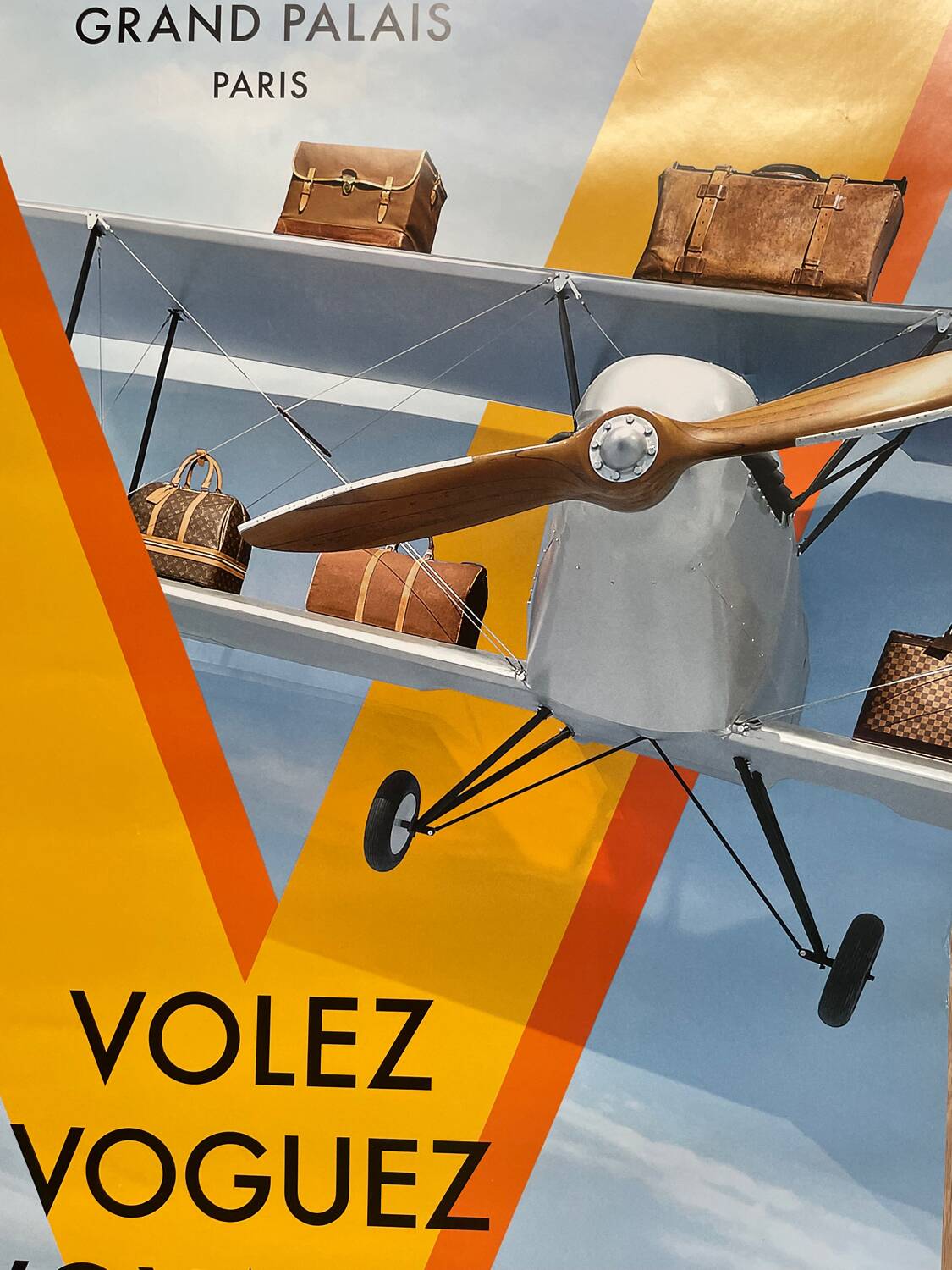 Affiche originale Louis Vuitton - Volez Voguez Voyagez