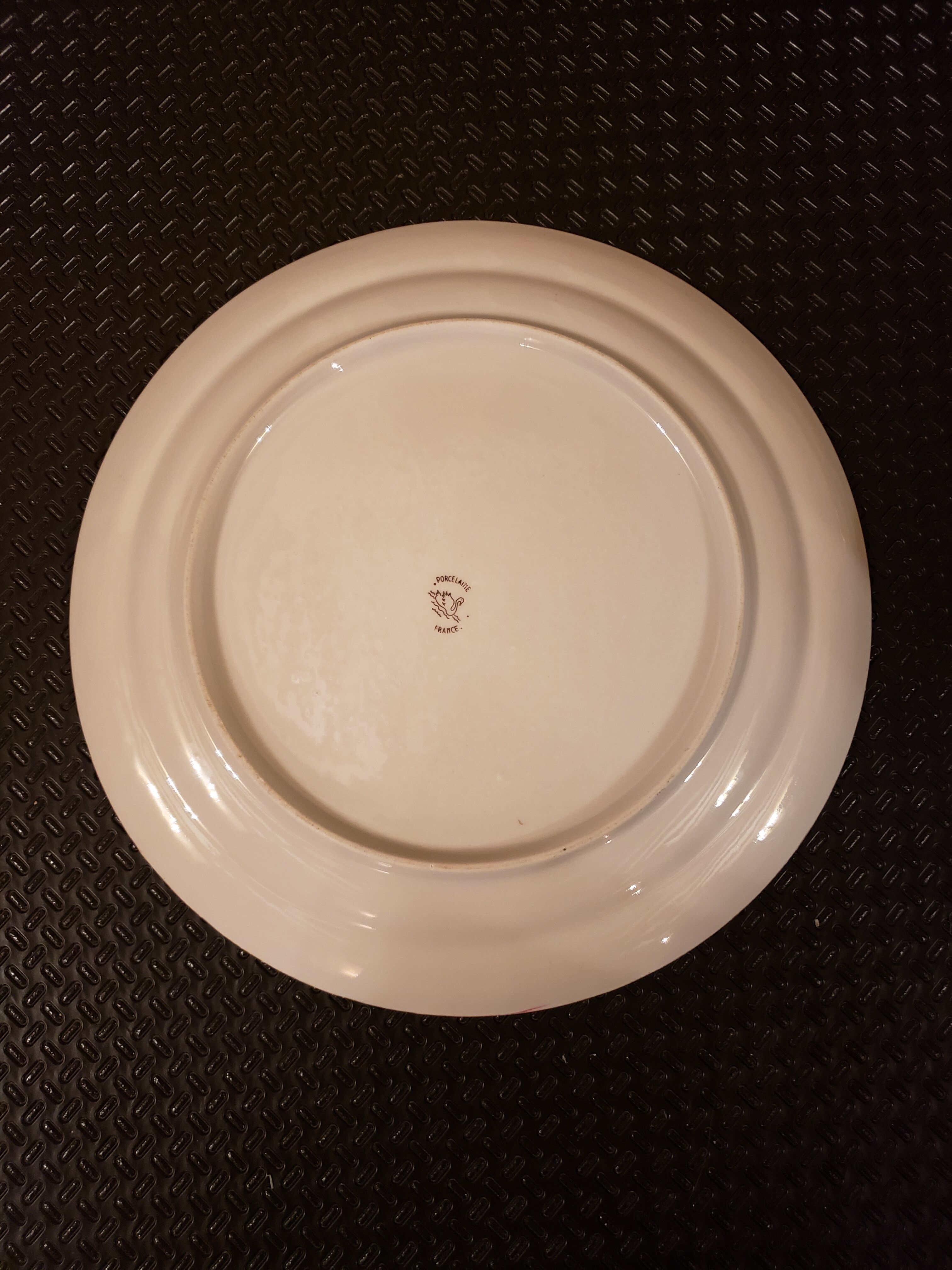 Plat porcelaine motif japonais Ø29cm