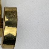 Pair brass and opaline wall sconces or bedside lamps, Austria 1950s