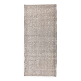 Small beige kilim, kilim runner rug 70x160 cm , door mat kilim rug