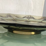 Plateau en verre vintage