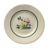 Round serving dish stamped "digoin sarreguemines" douglas model