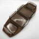 Teak tray and its 4 stackable glass dishes • Denmark • 1960