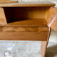 Superb antique/vintage headboard (Art Deco style) walnut burl.