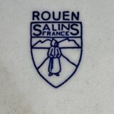 Old plate Les Salins Rouen