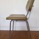 Vintage Hauser metal and skai chair