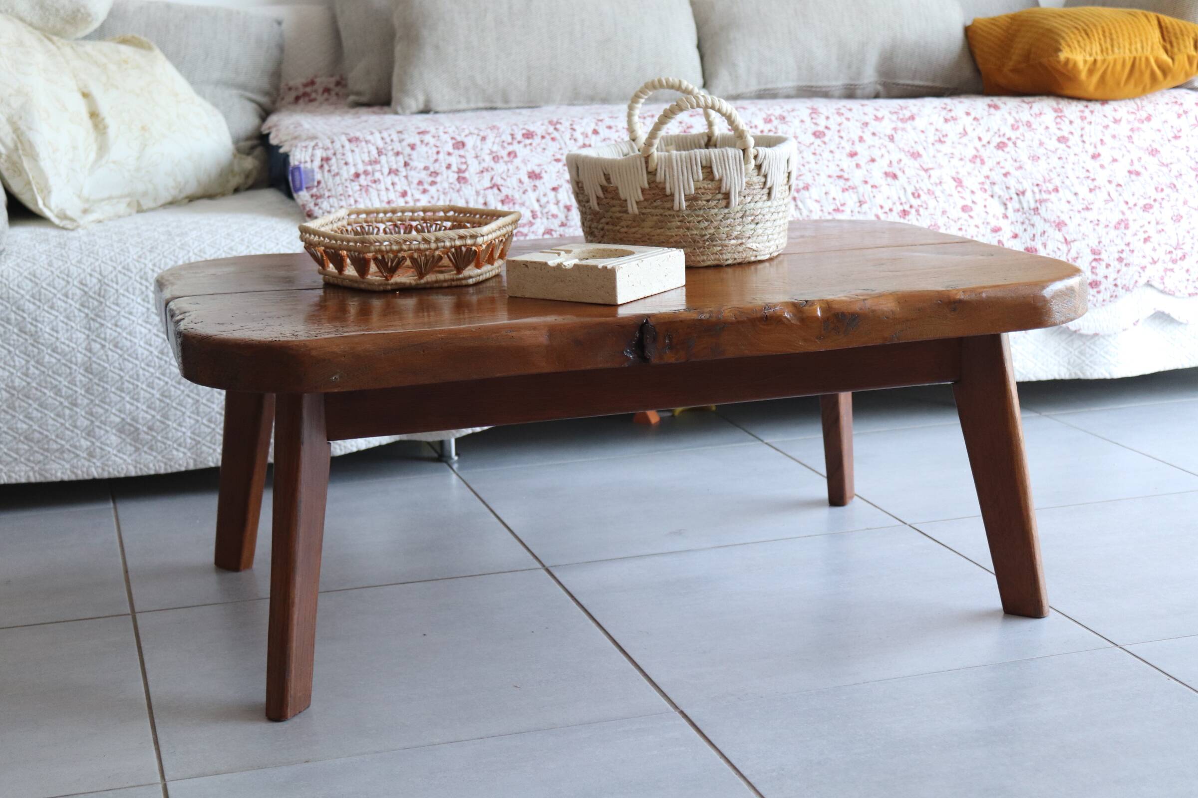 Vintage coffee table in solid elm 5P/60
