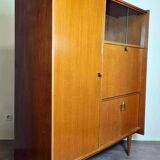 Vintage secretary cabinet from the 60s in teak