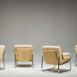 Three-Seater Borkum Sofa and Armchairs by Johan Bertil Häggström for Ikea, 1970s, Set of 2