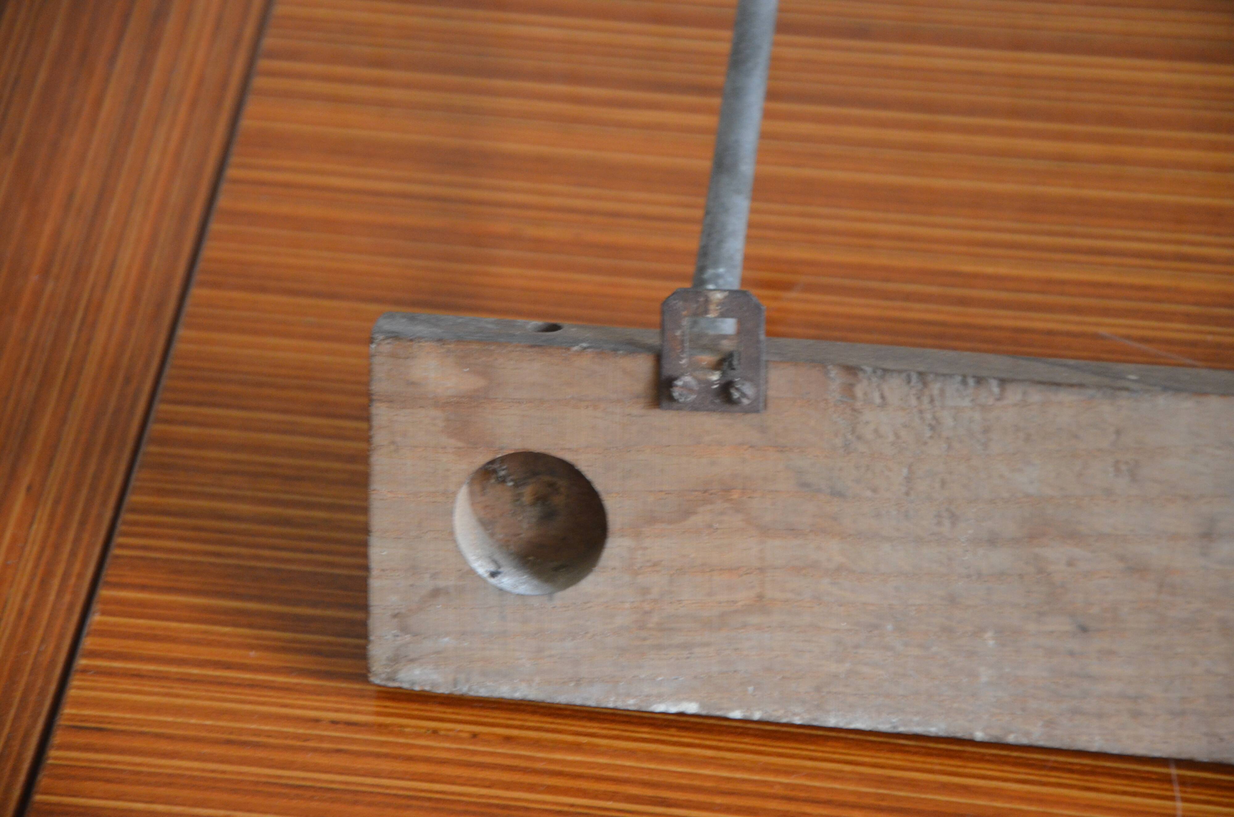 Vintage school coat rack