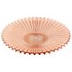 Art Deco Fruit Bowl Pink Pressed Glass Depression Glass 30cm