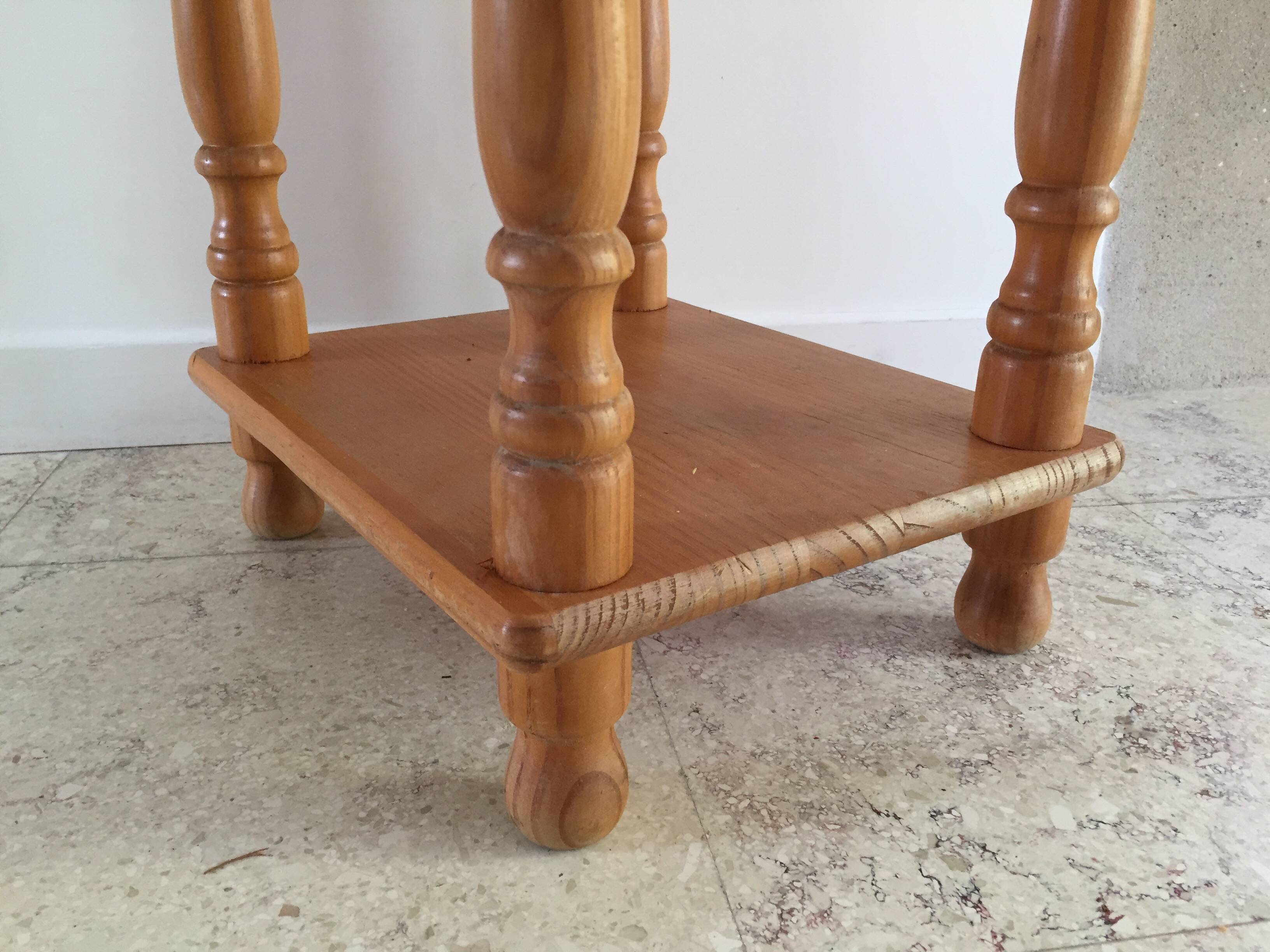 Small vintage bedside table