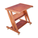 Wheeled service, wooden furniture