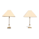 Kullmann table lamps hollywood regency Germany 1970s