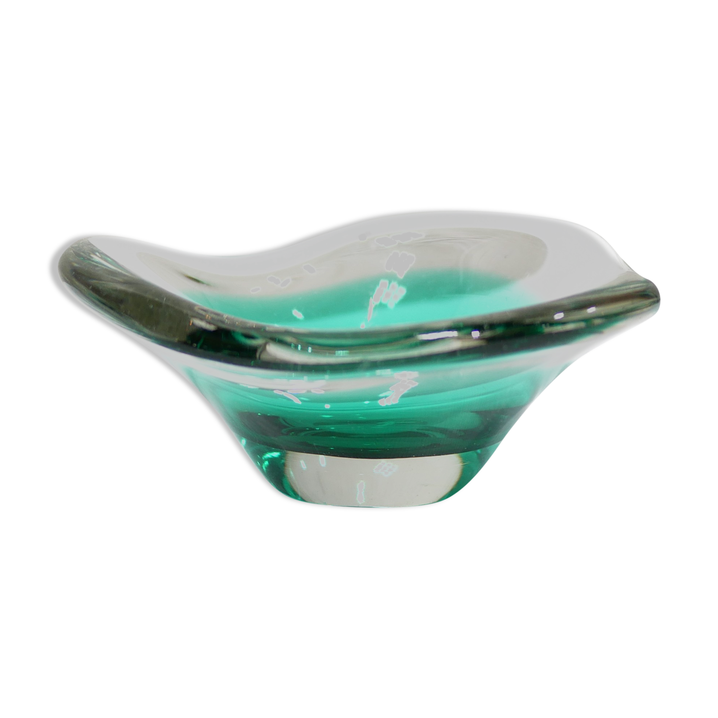 Empty vintage Murano glass pocket