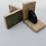 Art Deco Marble Bookends