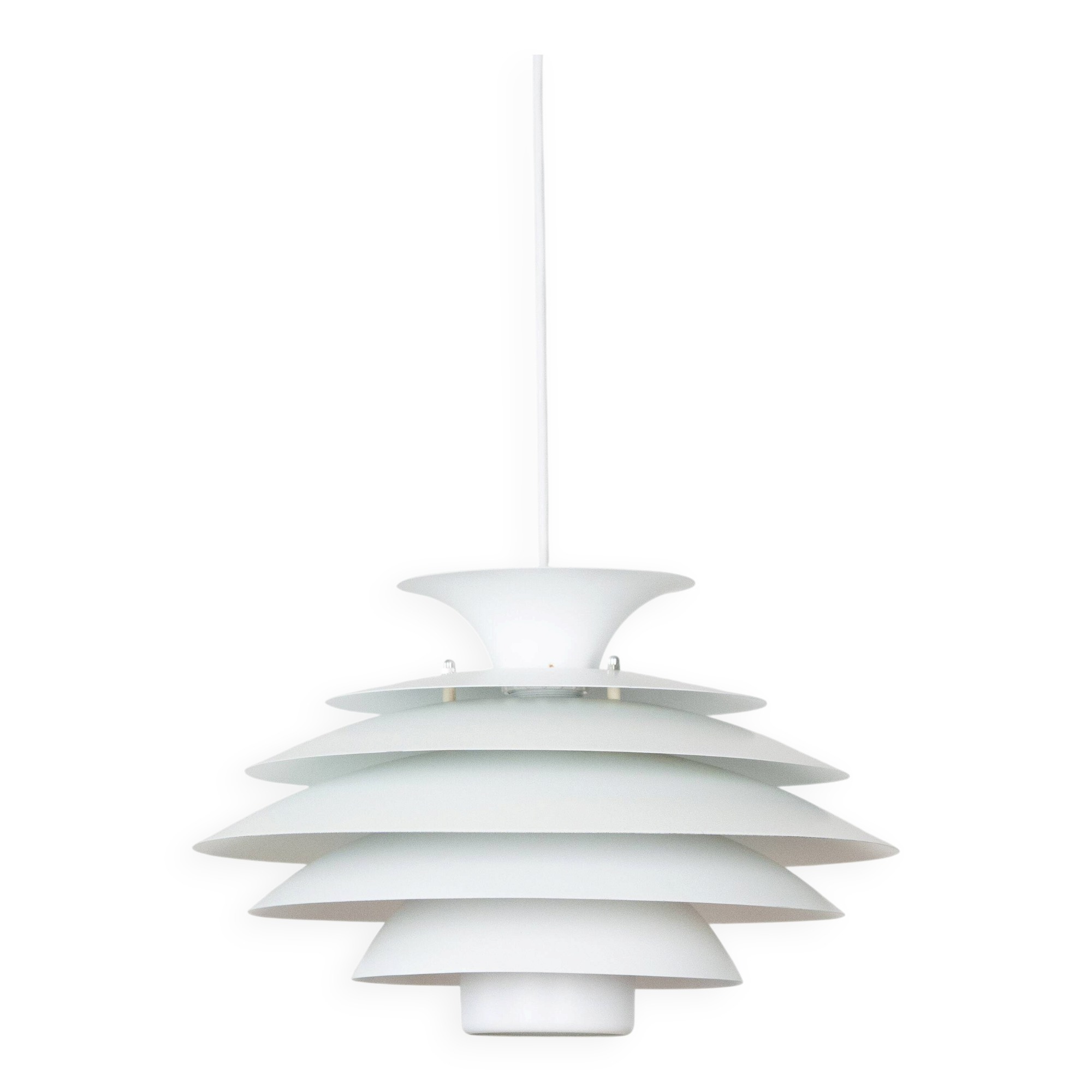 Lampe suspendue vintage danoise par Form Light, années 1980