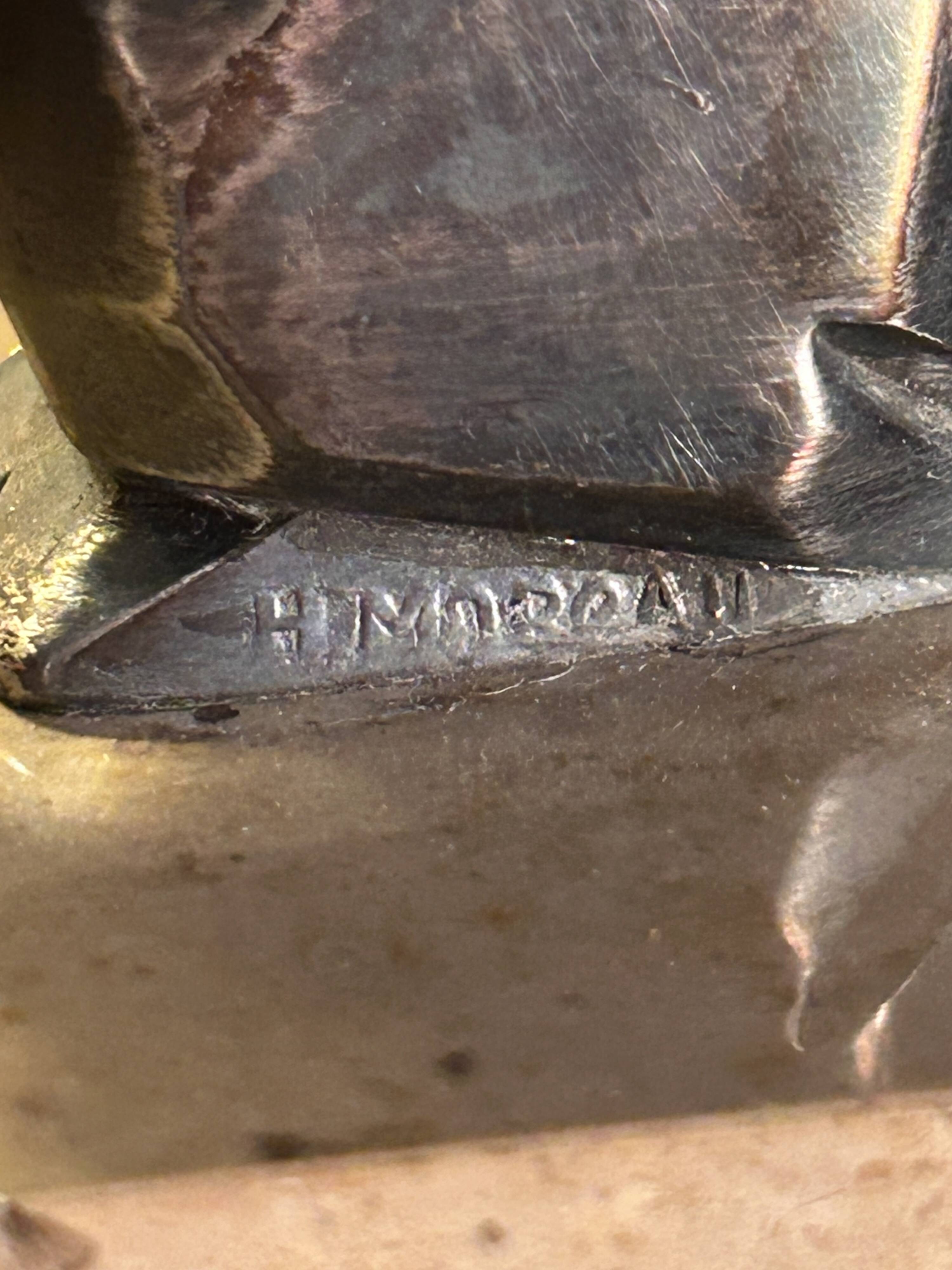 Art Deco bookends H. Moreau 1930