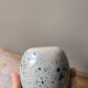 Tasses ceramique grès émaillé moucheté fabrication artisanale bleu bla