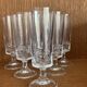 1970s Cristal d'Arques Series B champagne flutes: set of 6
