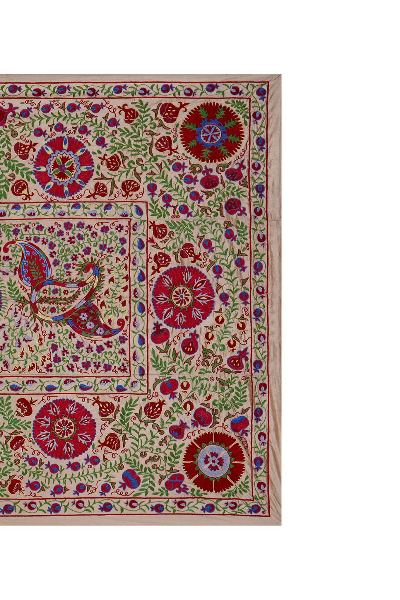 Tapis turc vintage noué à la main