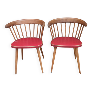 Paire de fauteuils vintage
