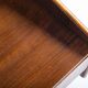 Side Table in Rosewood with Drawer and Rattan Shelf, Denmark, 1960s
