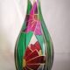 Art Deco glass carafe from Murano, Punto Arte workshop, Luigi Bormiol style.