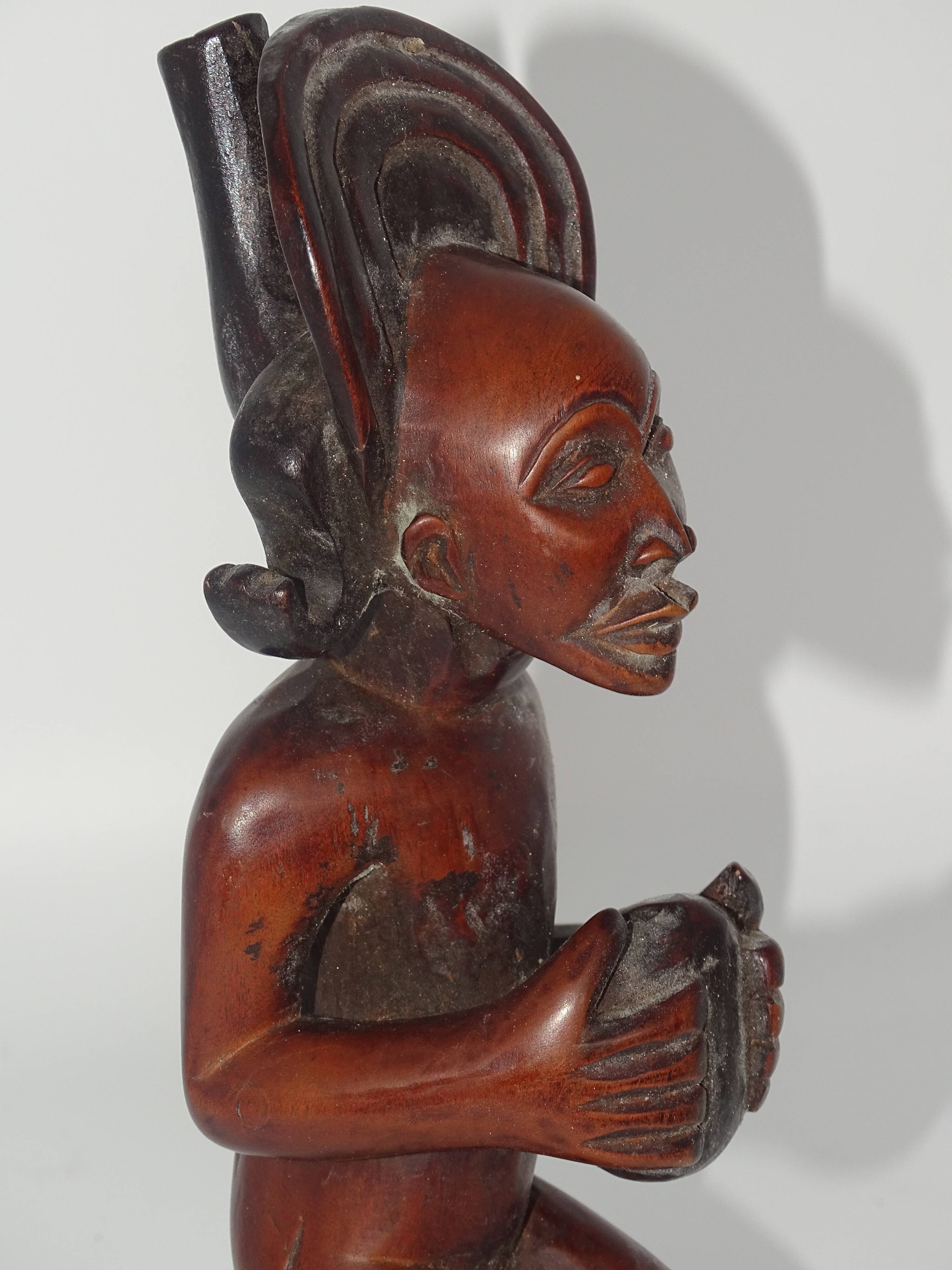 Chokwe / Tshokwe statue, DRC, Collection of Doctor Jean Redor