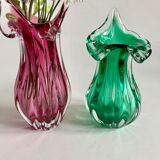 Bohemian Vase- Set of 2,  1960s