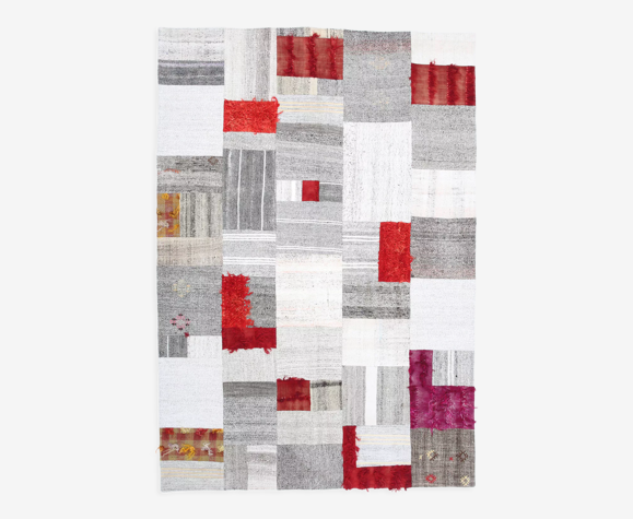 Bohemian vintage kilim rug 212x307cm