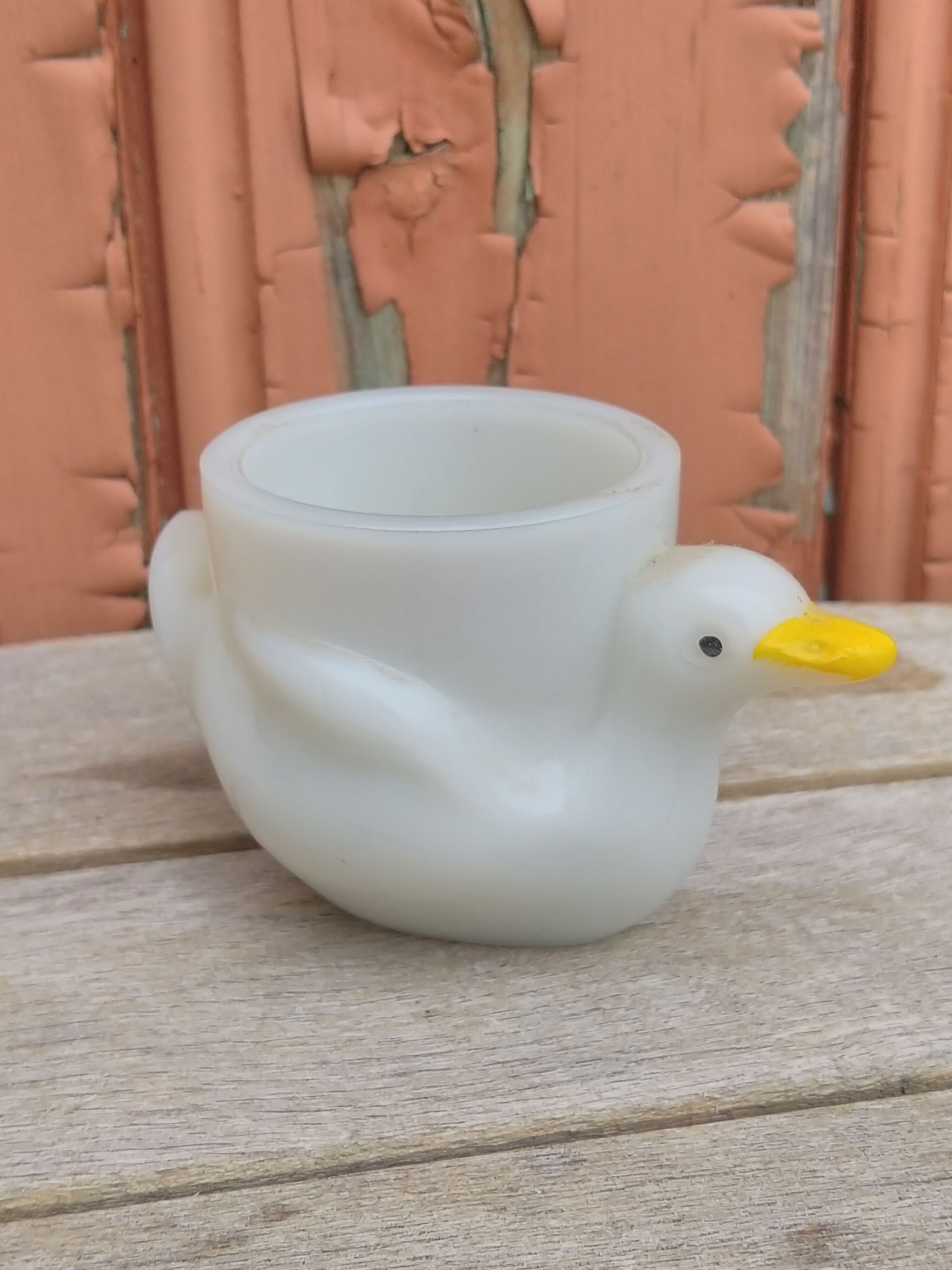 Coquetier vintage opalex forme canard